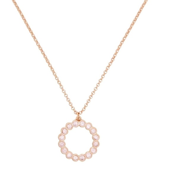 KATE SPADE • Rose Gold Full Circle Necklace - Picture 1 of 4